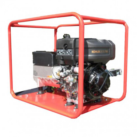 Portable Diesel Generator KD440 | 5.6 kW Power Output | Key & Pull Start | Heavy Duty Design | by Genelite