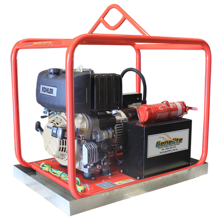 KD440 Portable Diesel Generator | Heavy Duty Engine | Low Noise Operation | XL Roll Frame | by Genelite