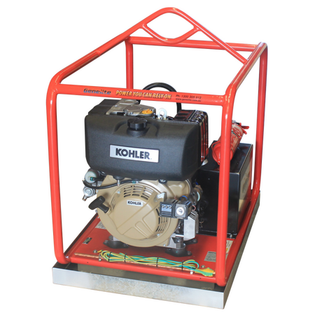 KD440 Portable Diesel Generator | Heavy Duty Engine | Low Noise Operation | XL Roll Frame | by Genelite