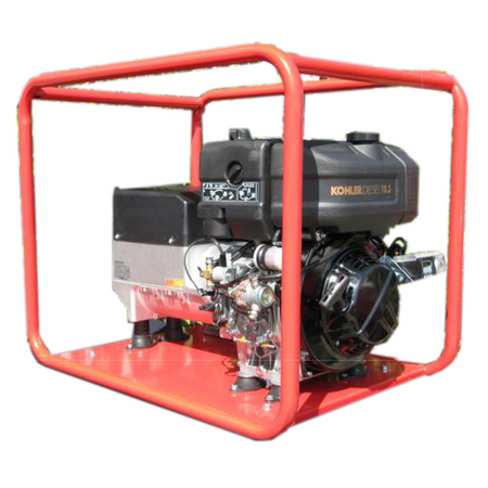 7 kVA & 200 Amp AC Welder | Heavy Duty Diesel Power | Kohler Engine | by Genelite