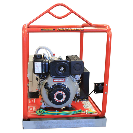 Portable Diesel Generator L4.8E | Yanmar Engine | Key & Pull Start | Low Noise 80 dB | by Genelite
