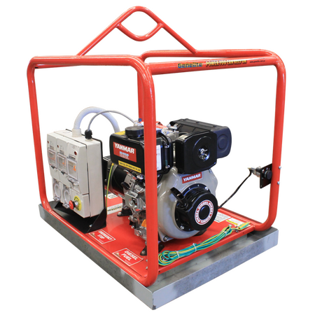 Portable Diesel Generator L4.8E | Yanmar Engine | Key & Pull Start | Low Noise 80 dB | by Genelite