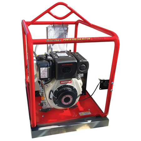 Portable Diesel Generator L70E | Key & Pull Start | 4.5 kVA Output | Heavy Duty | by Genelite