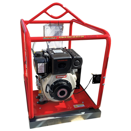 Portable Diesel Generator L70E | Key & Pull Start | 4.5 kVA Output | Heavy Duty | by Genelite