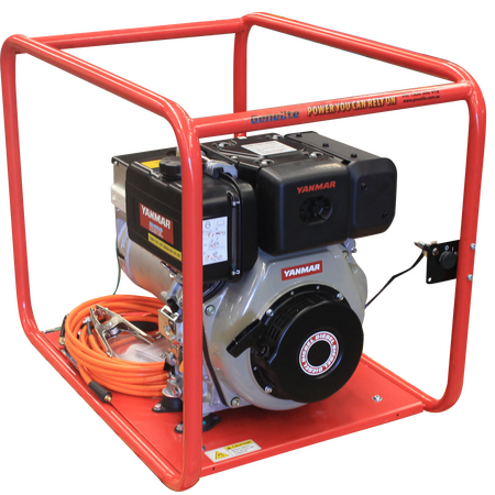 200 Amp AC Welder | 7.0 kVA Output | Yanmar L100 Engine | 82 dB Noise Level | by Genelite