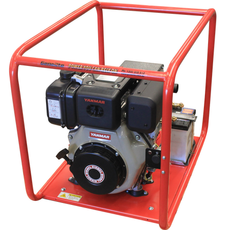 200 Amp AC Welder | 7.0 kVA Output | Yanmar L100 Engine | 82 dB Noise Level | by Genelite