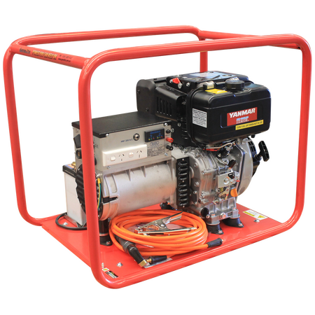 200 Amp AC Welder | 7.0 kVA Output | Yanmar L100 Engine | 82 dB Noise Level | by Genelite