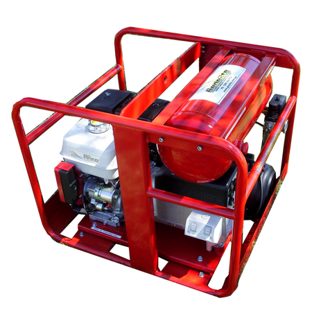 7.0 kVA 200 Amp AC Welder & 14 CFM Compressor | Heavy-Duty Welding | Integrated Battery Charger | by Genelite