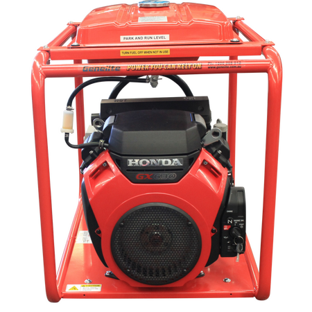 Honda GX630E Portable Petrol Generator | Key Start Only | 3 Phase Power Output | Heavy-Duty Frame | by Genelite