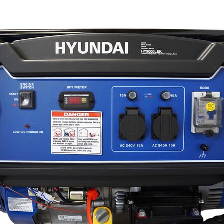 8kVA Electric Start Portable Generator | Hyundai DH420 Engine | 25L Fuel Tank | 73 dB Noise Level | by Genelite