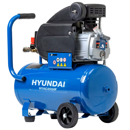 2HP Piston Compressor | 240 l/min Air Displacement | 8 Bar Maximum Pressure | Portable Design | by Genelite