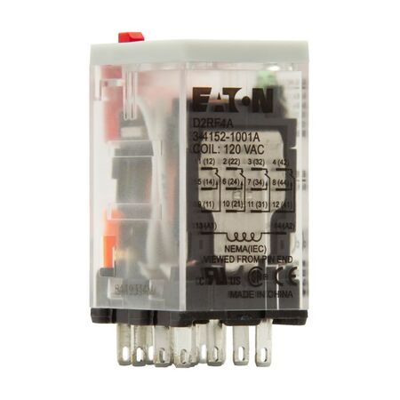 ICE CUBE RELAY, 4PDT, 6A, 120VAC COIL (ICE CUBE RELAY, 4PDT, 6A, 120VAC COIL (D2RF4A))