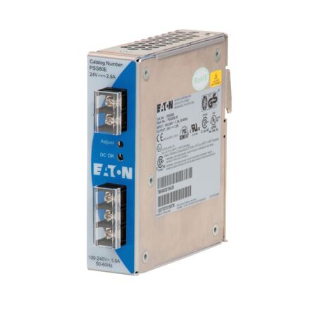 POWER SUPPLY 1PHASE 24VDC 60W SCREW TERM (POWER SUPPLY 1PHASE 24VDC 60W SCREW TERM (PSG60E24SP))