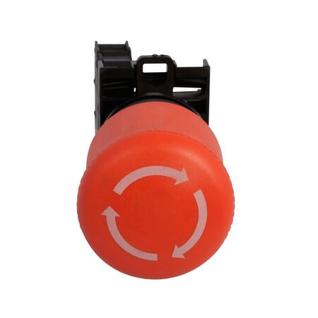 Red Twist-to-release e-stop, 1NO/2NC CB (Red Twist-to-release e-stop, 1NO/2NC CB (M22-PVT-K12-P))