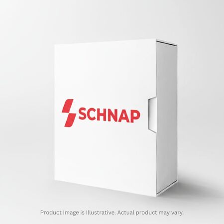 Placeholder Image of Large Plate Vertical Switch 5 Gang | Glossy Black Finish | Screw Mounting by Hager