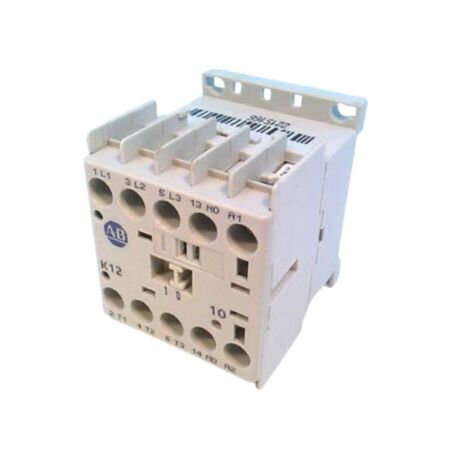 Allen-Bradley 100K12ZJ10 Miniature Contactor 24 VDC Coil 3 Pole 12 Amp