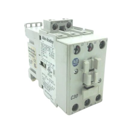Allen-Bradley 100C30KD01 30 Amp Contactor 110V AC