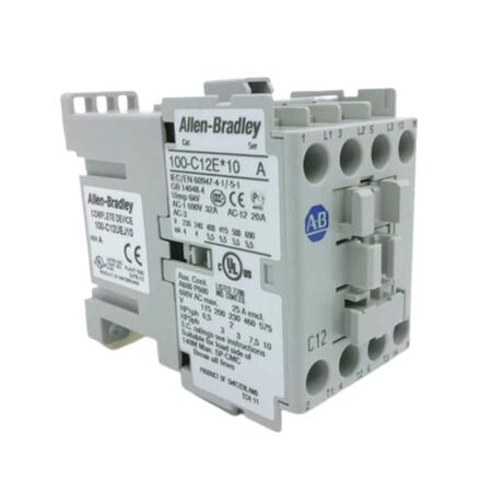 Allen-Bradley 100C12UEJ10 12 Amp 24V DC Contactor