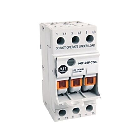 Allen-Bradley 140FD3FC30L Fuse Holder with LED Blown Fuse Indication
