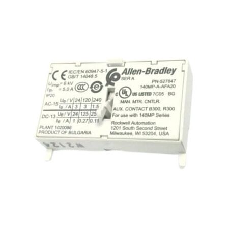Allen-Bradley 140MPAAFA20 Front Mount Auxiliary Contact