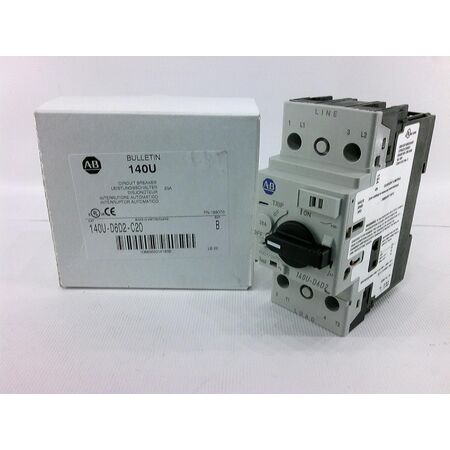 Allen-Bradley 140UD6D2C20 Molded Case Circuit Breaker 20A 2-Pole