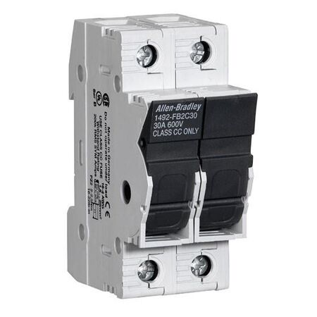 Allen-Bradley 1492FB2M30L 2 Pole Fuse Holder with LED Indicator