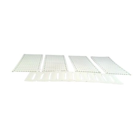 Allen-Bradley 1492M6X10 White Snap-In Marker Card