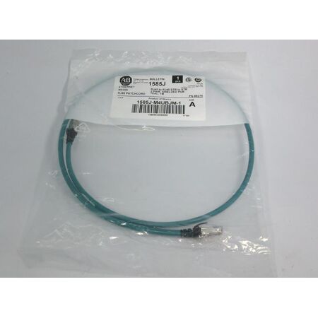 Allen-Bradley 1585JM4UBJM1 Ethernet Media Cable RJ45 Straight Male to Straight Male