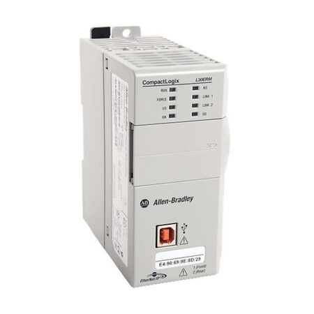 Allen-Bradley 1769L38ERM CompactLogix Controller with Dual Ethernet