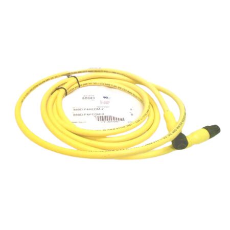 Allen-Bradley 889DF4AEDM2 DC Micro M12 4 Pin Female Straight Patchcord