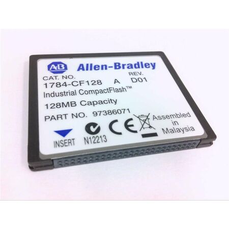 Allen-Bradley 1784CF128 128MB ControlLogix CompactFlash Memory Card