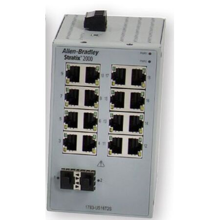 Allen-Bradley Stratix 2000 Unmanaged Switch 1783US16T2S