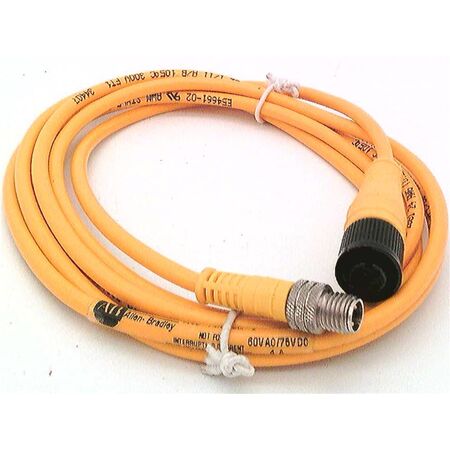 Allen-Bradley 889DF4ABP3M2 DC Micro Cable 4-Pin Straight Female to 3-Pin Straight Male