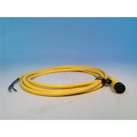 Allen-Bradley 889DF3AC2 DC Micro Cable Female Straight 3-Pin PVC Yellow