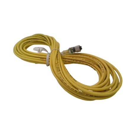 Allen-Bradley 889DA4AC10 DC Micro Cable Female Straight LED NPN 4 Pin PVC Yellow 5m