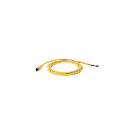 Allen-Bradley DC Micro M12 4-Pin Patchcord Yellow 5 Meter