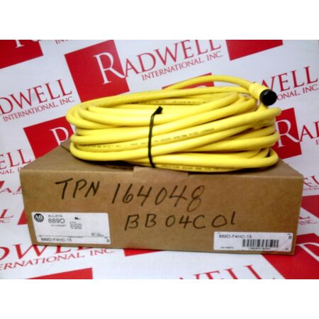 Allen-Bradley 889DF4HC15 DC Micro Cable Female Straight 4 Pins