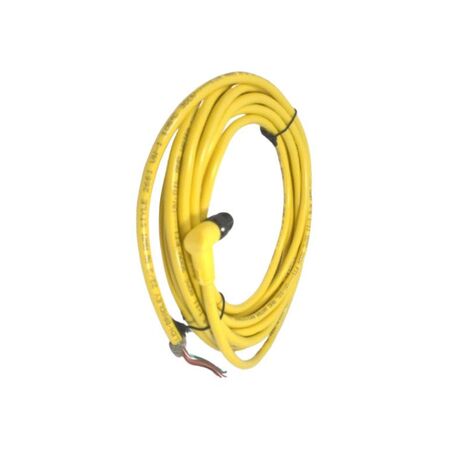 Allen-Bradley 889RE3ECA5 AC Micro Dual Key 3-Pin Male R-Angled Connector with PVC Cable