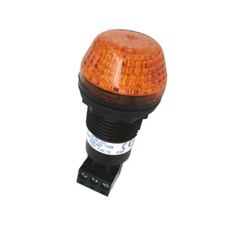 Allen-Bradley 855PBB24SE522 Panel Mount Selectable Steady or Flashing LED Beacon