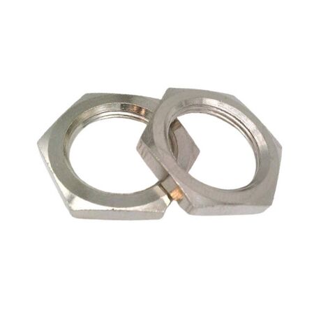 Allen-Bradley 871CN3 Nickel-Plated Brass Mounting Nuts 18mm Diameter