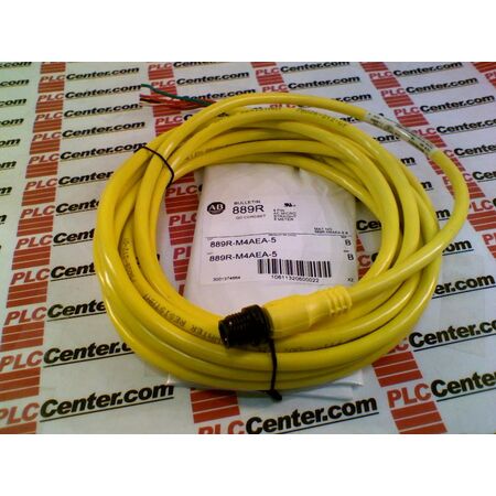 Allen-Bradley 889RM4AEA5 AC Micro Cable Male Straight 4 Pins