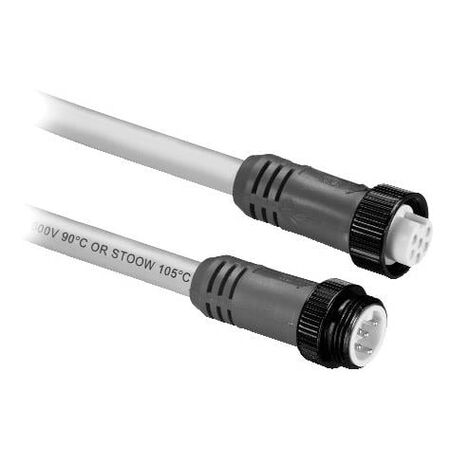 Allen-Bradley 889NF65GFNM10 Mini Cable Female Straight 5-Pins Grey PVC 10m