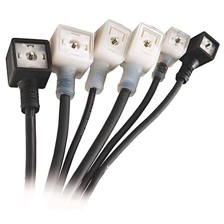 Allen-Bradley 11 MM B Style Valve LED Connector Cable 24V