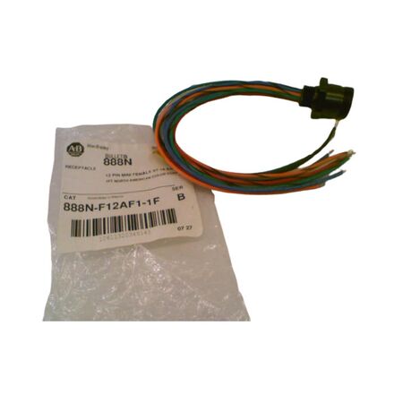 Allen-Bradley 888NF12AF11F Mini Straight Female Receptacle