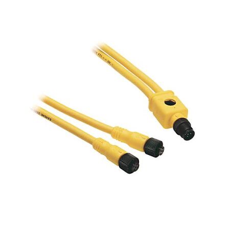 Allen-Bradley V Cable or Y Cable Splitter DC Micro (M12) 3-Pin Male