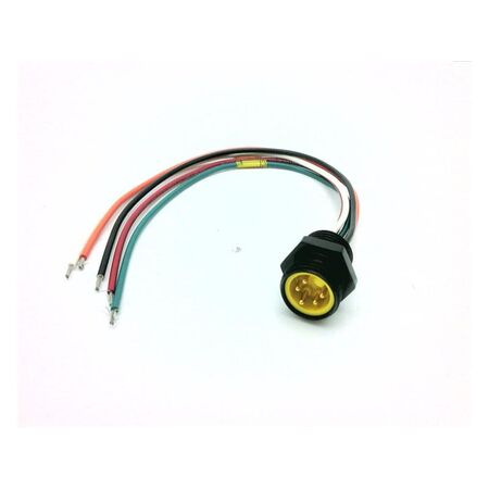 Allen-Bradley 888NM5AF11F Mini Straight Male 5 Pin Receptacle