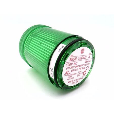 Allen-Bradley 855E10DN3 Green Lens Light Module