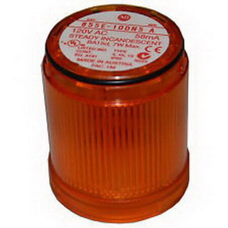 Allen-Bradley 855E10FN5 Control Tower Stack Light Amber Flashing