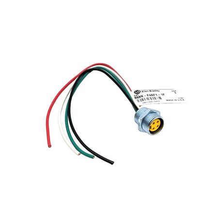 Allen-Bradley 888NF4AF11F Mini Straight Female 4-Pin Receptacle