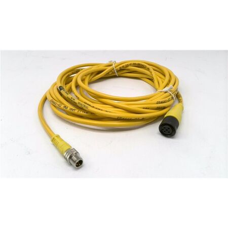 Allen-Bradley QD Patch Cord 5m Yellow 4 Pin Female to 3 Pin Male